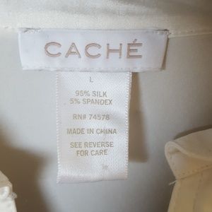 Cache Tops - Button down silk blouse Cache Tops - Button down silk blouse
